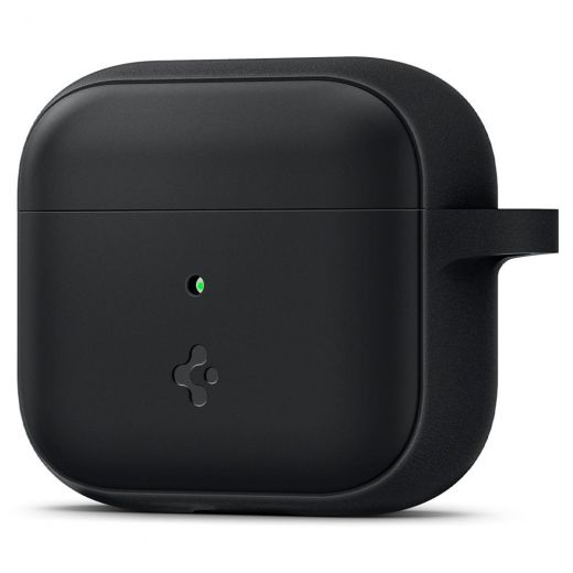 Силиконовый чехол Spigen Silicone Fit Black для Apple AirPods 3 (ASD01984)