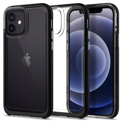 Чехол Spigen Neo Hybrid Crystal Black для iPhone 12 | 12 Pro (ACS01706)