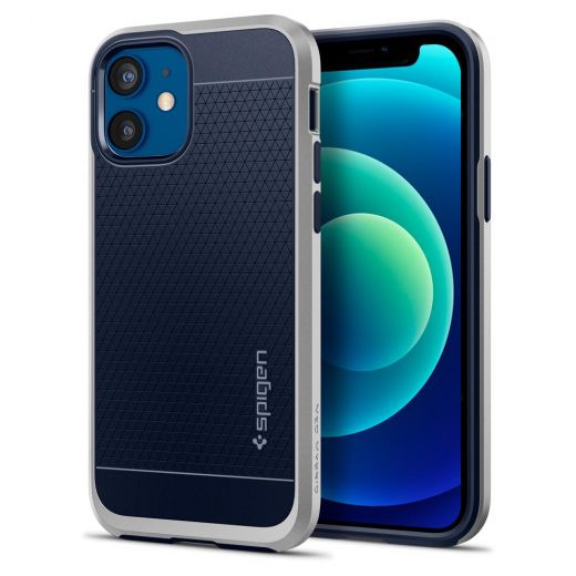 Чохол Spigen Neo Hybrid Satin Silver для iPhone 12 | 12 Pro (ACS02254)