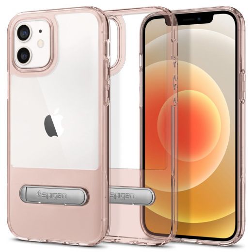 Чохол Spigen Slim Armor Essential S Rose Crystal для iPhone 12 | 12 Pro (ACS01532)