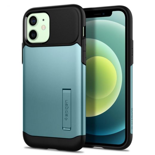 Чохол Spigen Slim Armor Mint для iPhone 12 | 12 Pro (ACS01525)
