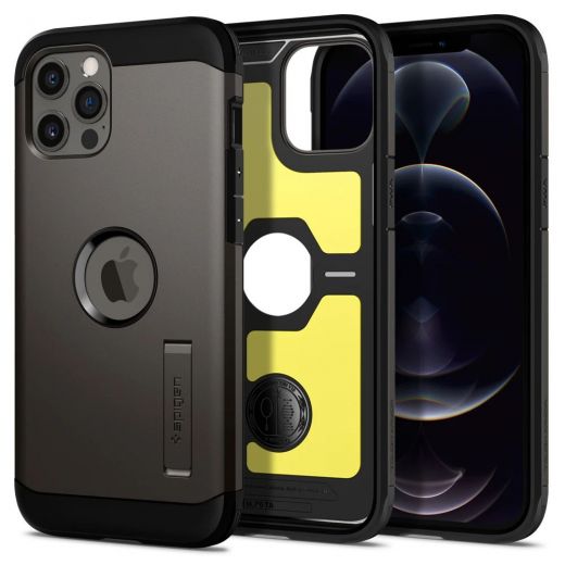 Чохол Spigen Tough Armor Gunmetal для iPhone 12 Pro Max (ACS01625)