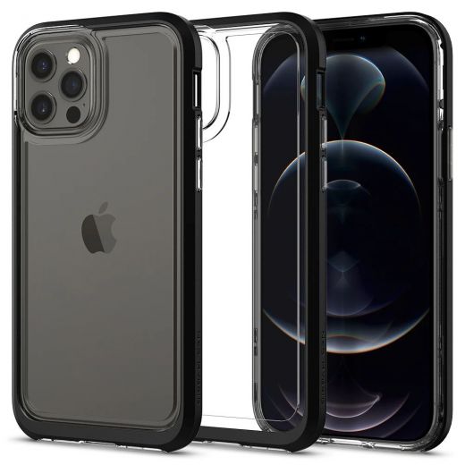 Чохол Spigen Neo Hybrid Crystal Black для iPhone 12 | 12 Pro (ACS01706)