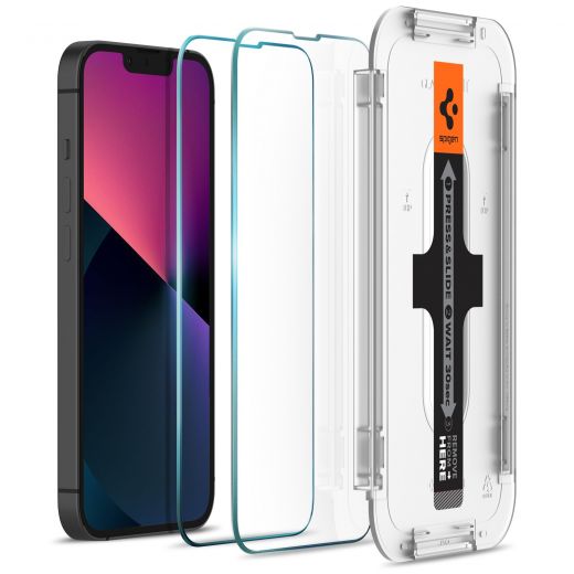 Захисне скло Spigen Screen Protector EZ FIT GLAS.tR для iPhone 14 | 13 | 13 Pro