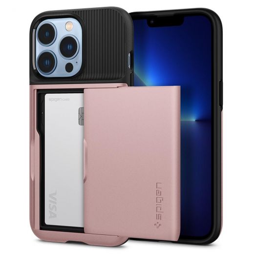 Чехол Spigen Slim Armor CS Rose Gold для iPhone 13 Pro (ACS03275)