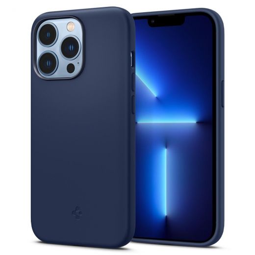 Чохол Spigen Silicone Fit Navy Blue для iPhone 13 Pro (ACS03285)