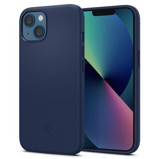 Чехол Spigen Silicone Fit Navy Blue для iPhone 13 mini (ACS03341)