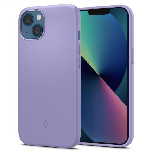 Чехол Spigen Silicone Fit Iris Purple для iPhone 13 (ACS03551)