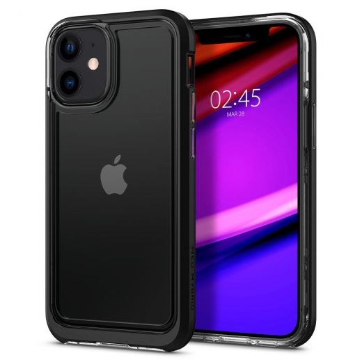 Чохол Spigen Neo Hybrid Crystal Black для iPhone 12 mini (ACS01749)
