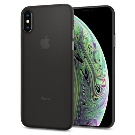 Чехол Spigen AirSkin Black для iPhone XS