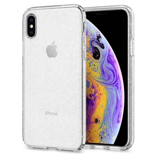 Чехол Spigen Liquid Crystal Glitter Crystal Quartz для iPhone XS