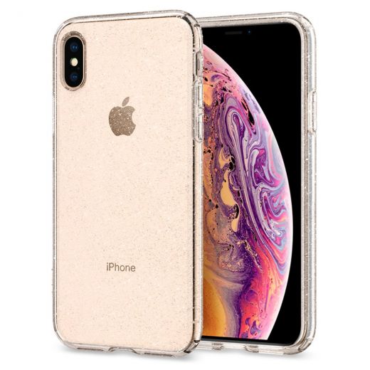 Чехол Spigen Liquid Crystal Glitter Crystal Quartz для iPhone XS