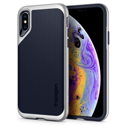 Чохол Spigen Neo Hybrid Satin Silver для iPhone XS