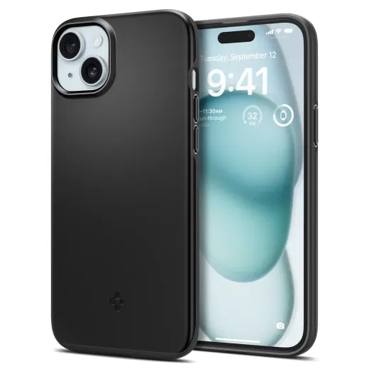 Чохол Spigen Thin Fit Black для iPhone 15 Plus (ACS06639)