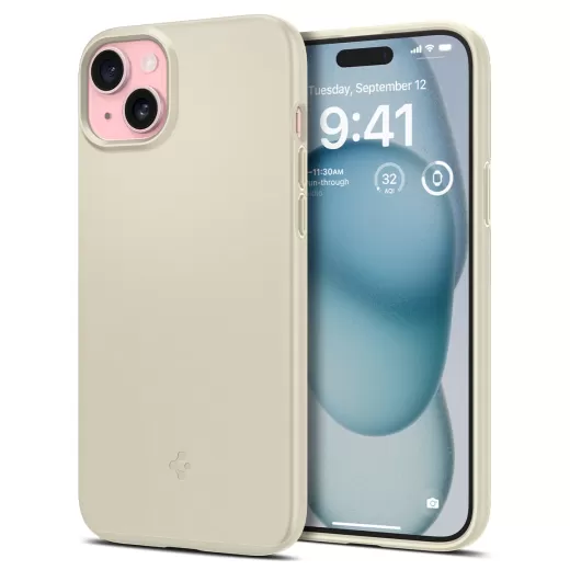 Чехол Spigen Thin Fit Mute Beige для iPhone 15 (ACS06782)