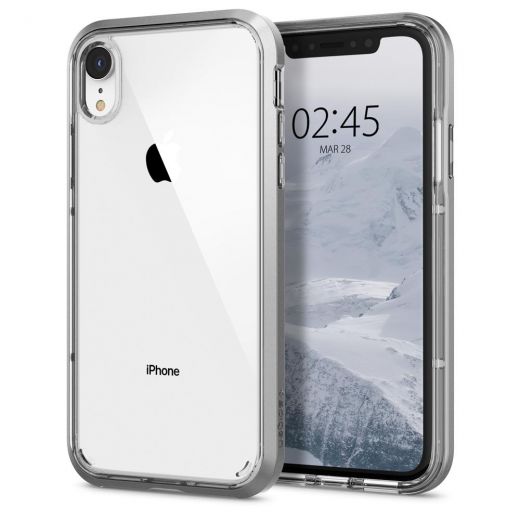 Чохол Spigen Neo Hybrid Crystal Satin Silver для iPhone XR