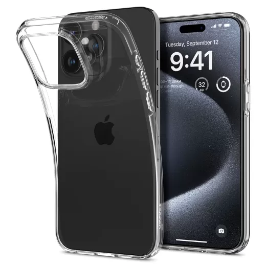 Чехол Spigen Liquid Crystal Crystal Clear для iPhone 15 Pro (ACS06699)