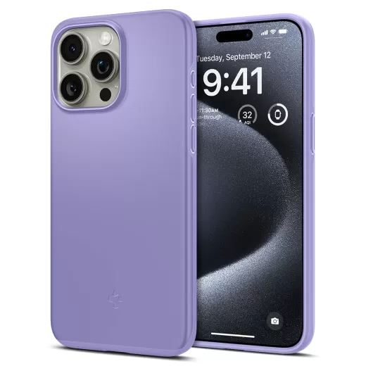 Чохол Spigen Thin Fit Iris Purple для iPhone 15 Pro (ACS06692)
