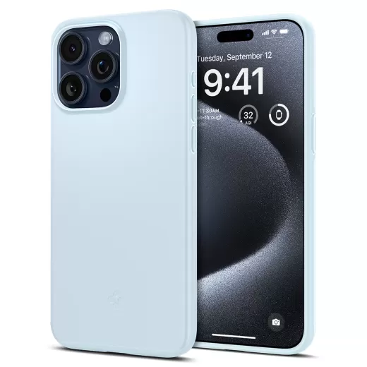 Чехол Spigen Thin Fit Mute Blue для iPhone 15 Pro (ACS06693)