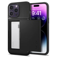 Чехол Spigen Slim Armor CS Black для iPhone 14 Pro Max (ACS04835)