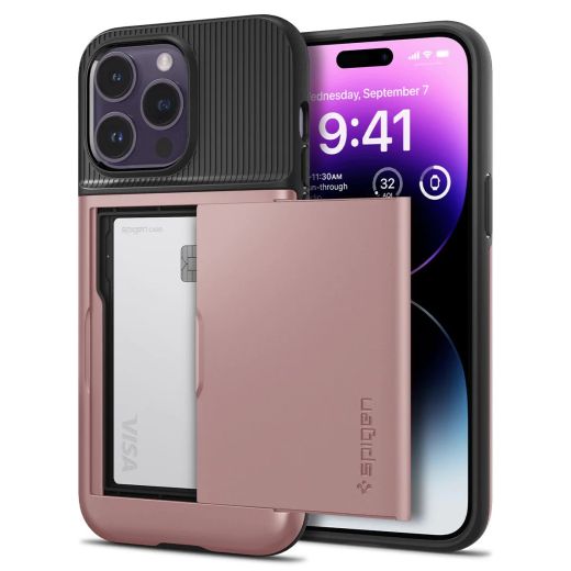 Чохол Spigen Slim Armor CS Rose Gold для iPhone 14 Pro Max (ACS04836)