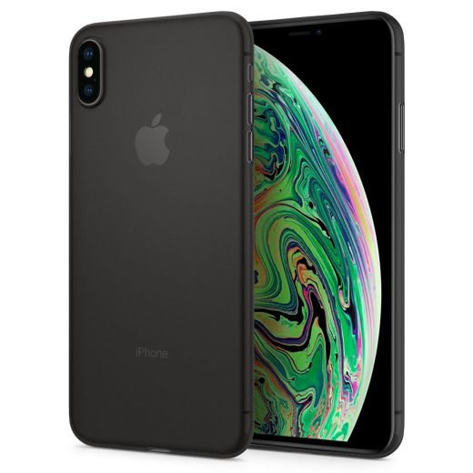 Чехол Spigen AirSkin Black для iPhone XS Max