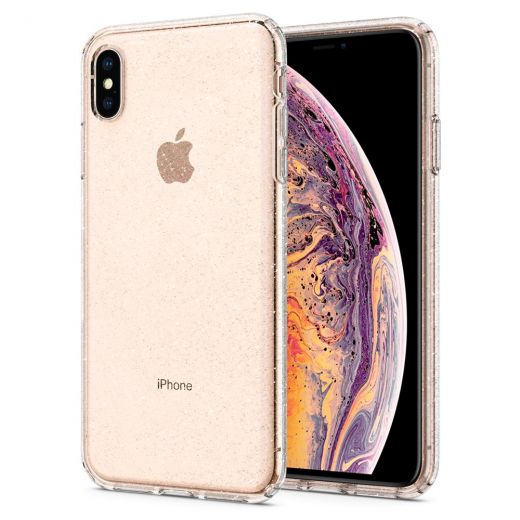 Чехол Spigen Liquid Crystal Glitter Crystal Quartz для iPhone XS Max