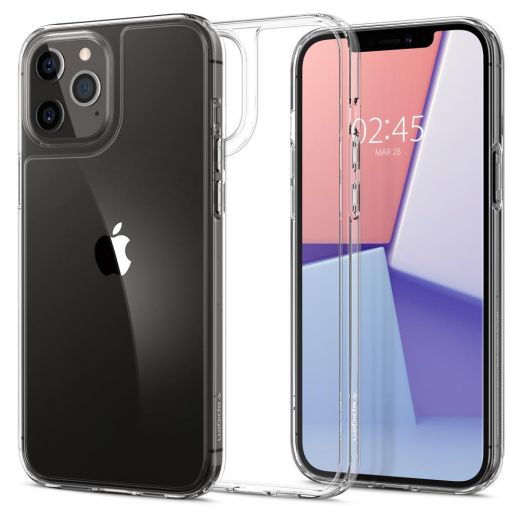 Чехол Spigen Quartz Hybrid Crystal Clear для iPhone 12 Pro Max (ACS01621)