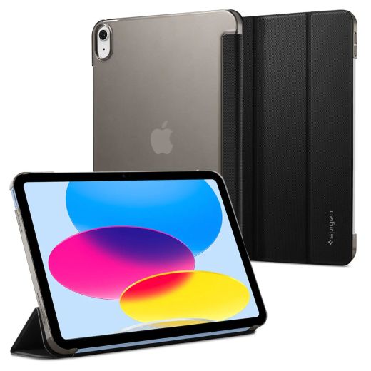 Чехол Spigen Liquid Air Folio Black для iPad 10.9" (2022) (ACS05415)