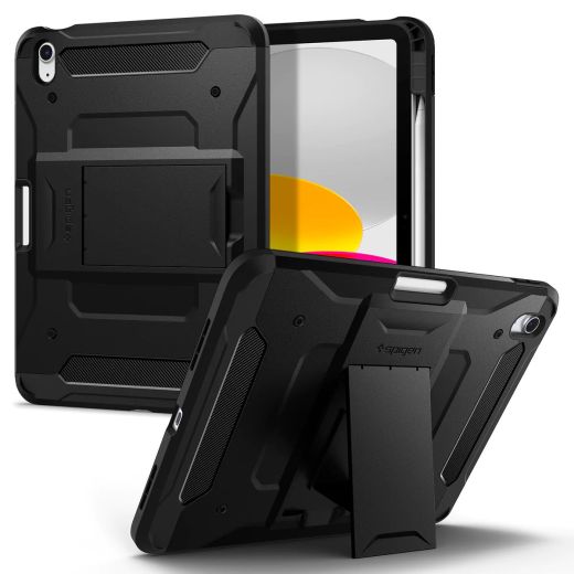 Чохол Spigen Tough Armor Pro Black для iPad 11'' (2025) | iPad 10.9" (2022)  (ACS05418)