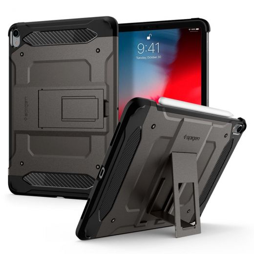 Чехол Spigen Tough Armor TECH Gunmetal для iPad Pro 12.9" (2018)