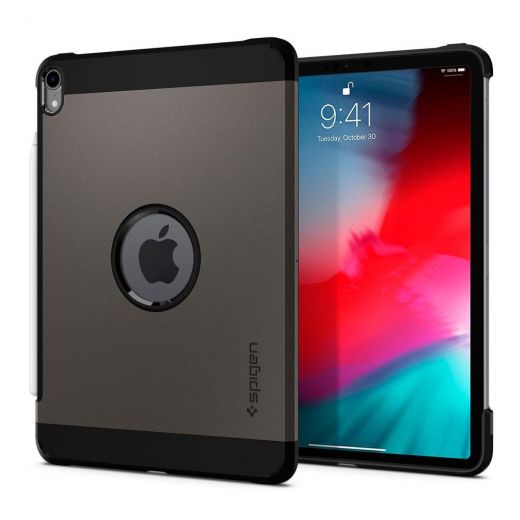Чохол Spigen Tough Armor Gunmetal для iPad Pro 11" (2018)