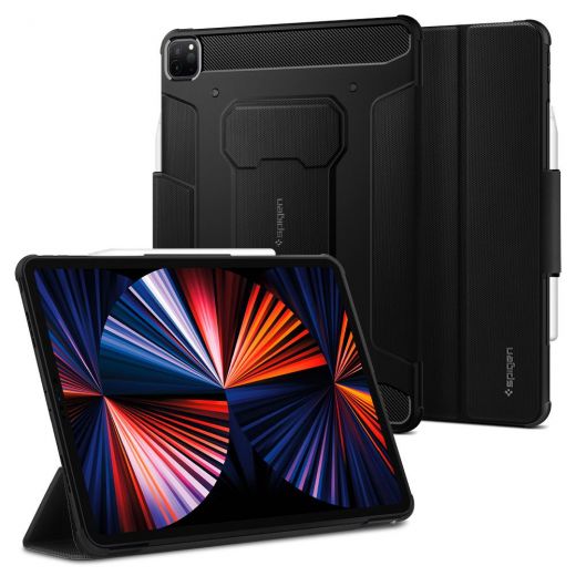 Захисний чохол Spigen Rugged Armor Pro Black (ACS02889) для iPad Pro 12.9" (2020 | 2021 | 2022 | M1 | M2)