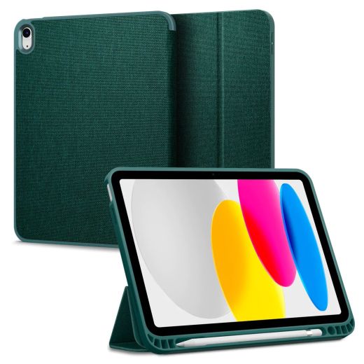 Чехол Spigen Urban Fit Midnight Green для iPad 10.9" (2022) (ACS05308)