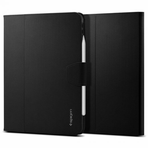 Чохол Spigen Liquid Air Folio Black (ACS02246) для iPad Air 11" M3 | M2 (2025 | 2024) | iPad Air 10.9" 4 | 5 M1 Chip (2022 | 2020)