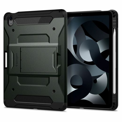 Чехол Spigen Tough Armor Pro Military Green (ACS02053) для iPad Air 11" M3 | M2 (2025 | 2024)| iPad Air 4 | 5 M1 (2020 | 2022)