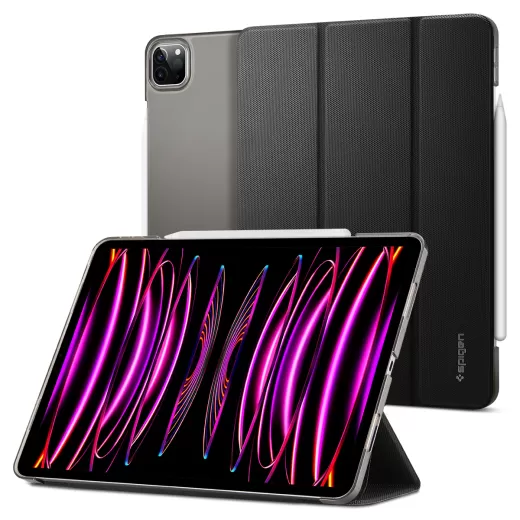 Чохол Spigen Liquid Air Folio Black для iPad Pro 11" M1 | M2 Chip (2021 | 2022) (ACS05466)