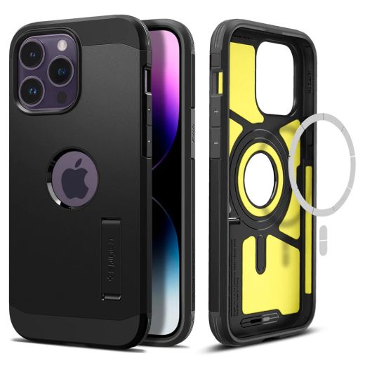 Захисний чохол Spigen Tough Armor (MagFit) Black для iPhone 14 Pro (ACS04985)