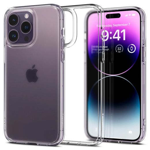 Прозорий чохол Spigen Ultra Hybrid Frost Clear для iPhone 14 Pro (ACS04967)