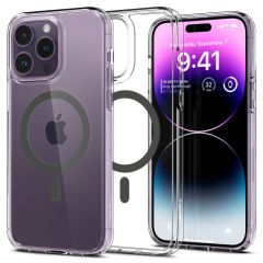 Прозрачный чехол Spigen Ultra Hybrid (MagFit) Graphite для iPhone 14 Pro (ACS04970)
