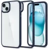 Прозрачный чехол Spigen Ultra Hybrid Navy Blue для iPhone 15 (ACS06801)