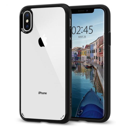 Чехол Spigen Ultra Hybrid Matte Black для iPhone XS