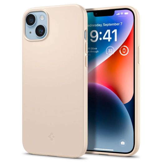 Чохол Spigen Thin Fit Sand Beige для iPhone 14 (ACS04793)