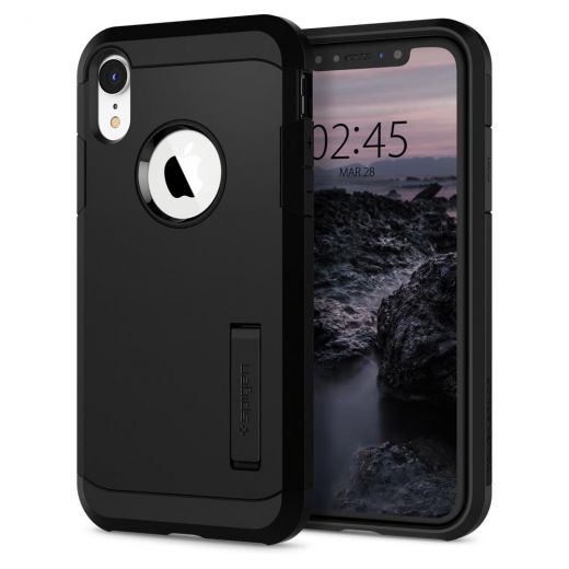 Чохол Spigen Tough Armor Black для iPhone XR