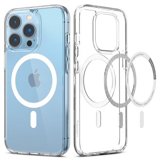 Чохол Spigen Ultra Hybrid MagSafe Compatible White для iPhone 13 Pro (ACS03267)