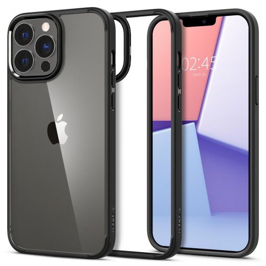 Чохол Spigen Ultra Hybrid Matte Black для iPhone 13 Pro (ACS03262)