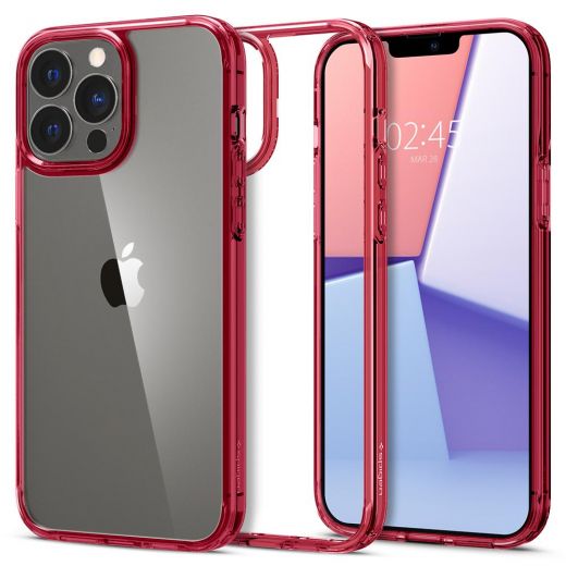 Чохол Spigen Ultra Hybrid Red Crystal для iPhone 13 Pro (ACS03263)