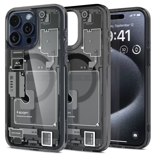 Чохол Spigen Ultra Hybrid Zero One (MagFit) Black для iPhone 15 Pro (ACS06721)