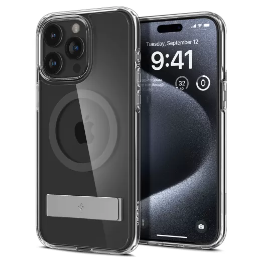 Чехол Spigen Ultra Hybrid S (MagFit) Graphite для iPhone 15 Pro Max (ACS06584)