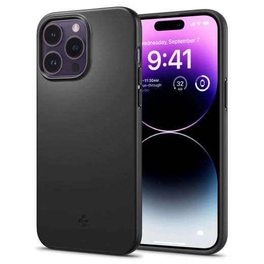Чехол Spigen Thin Fit Black для iPhone 14 Pro Max (ACS04766)